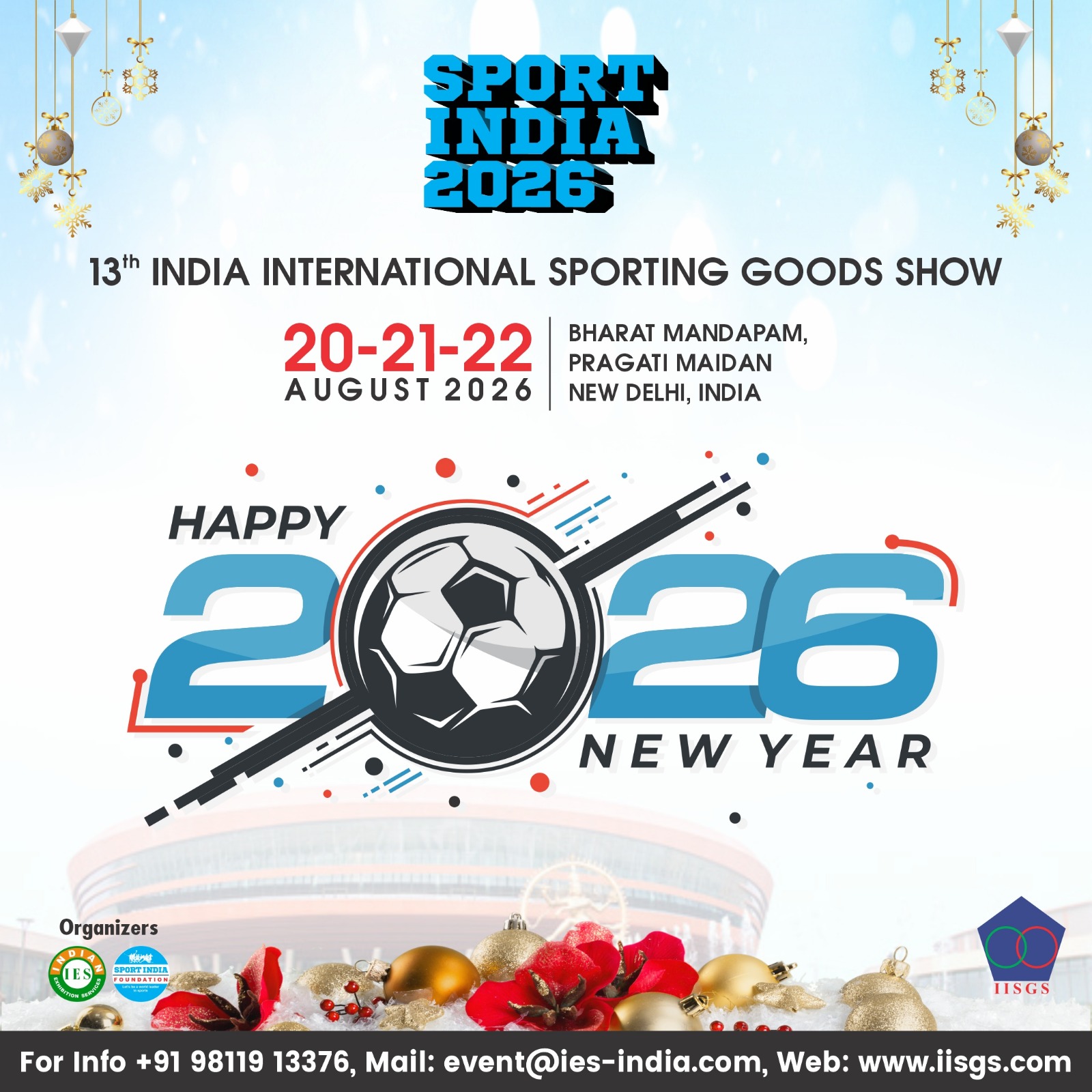 13th India International Sporting Goods Show